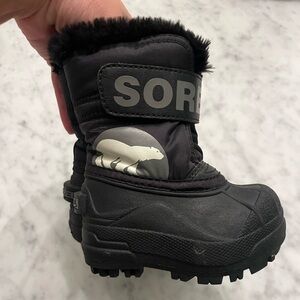 Sorel Kids Black Winter Polar Boot